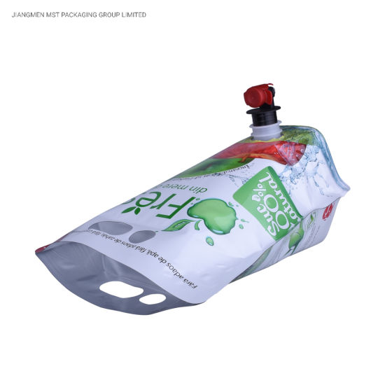 可重复使用的塑料立式袋，带有来自中国的喷嘴工厂