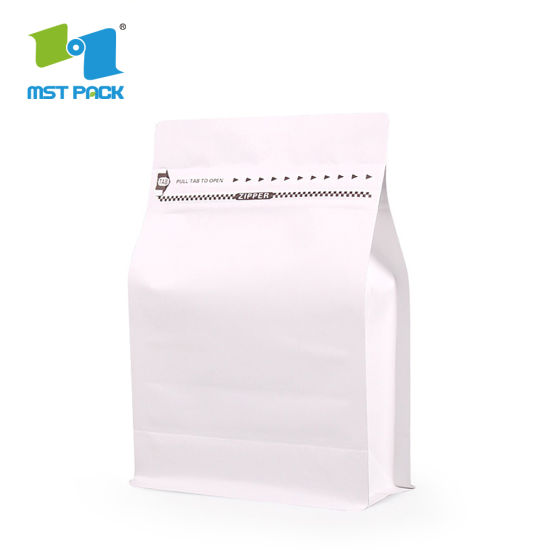 可生物降解的食品级定制印刷铝箔咖啡袋咖啡豆包装袋，带阀门和拉链锁