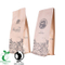生态平底热封铝箔内衬牛皮纸咖啡包装袋制造商在中国